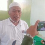 Ketua Kopersi Karya Bakti saat meberikan keterangan Pers