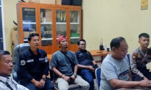 Wartawan yang bertugas di Rohul saat mengikuti zoom meeting. Foto/Mengabarkan.com